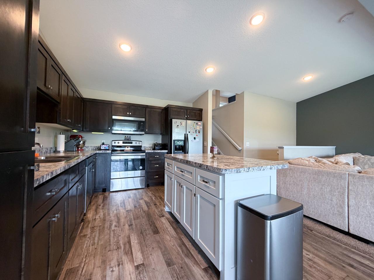 Open Kitchen With A Large Island