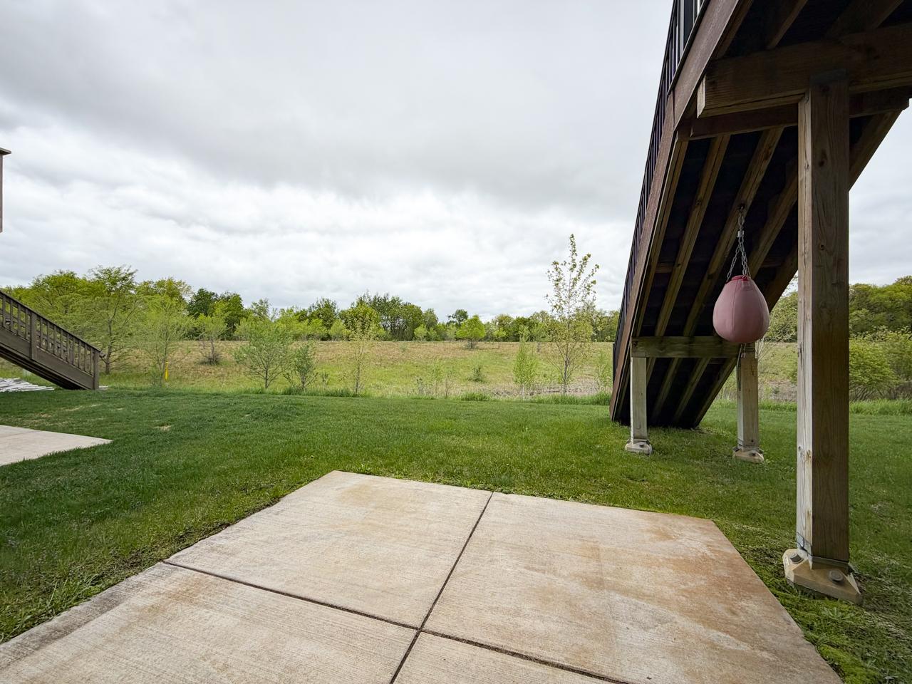 View from the back patio
