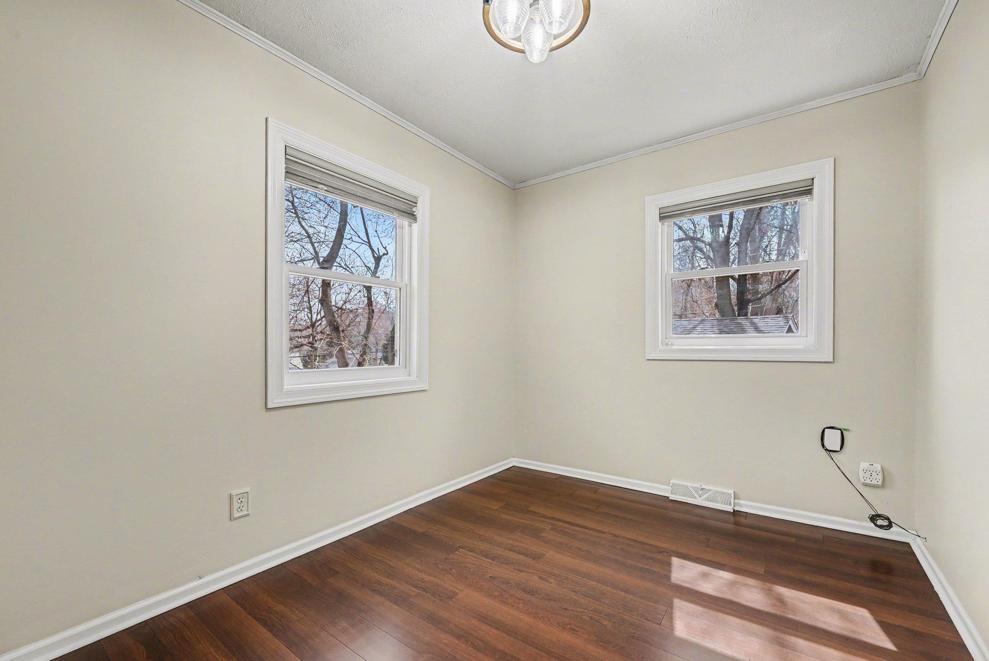 Main level second bedroom