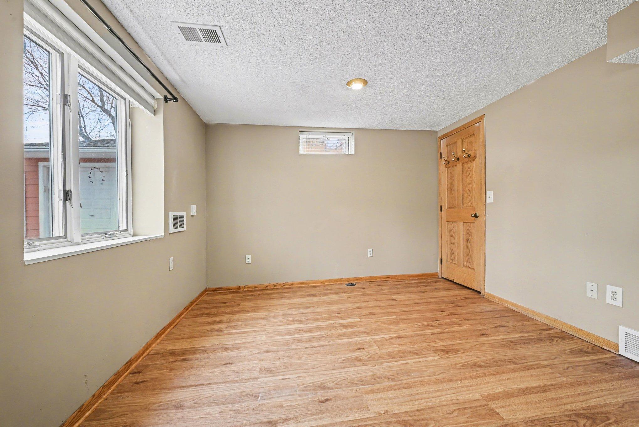 lower level bedroom