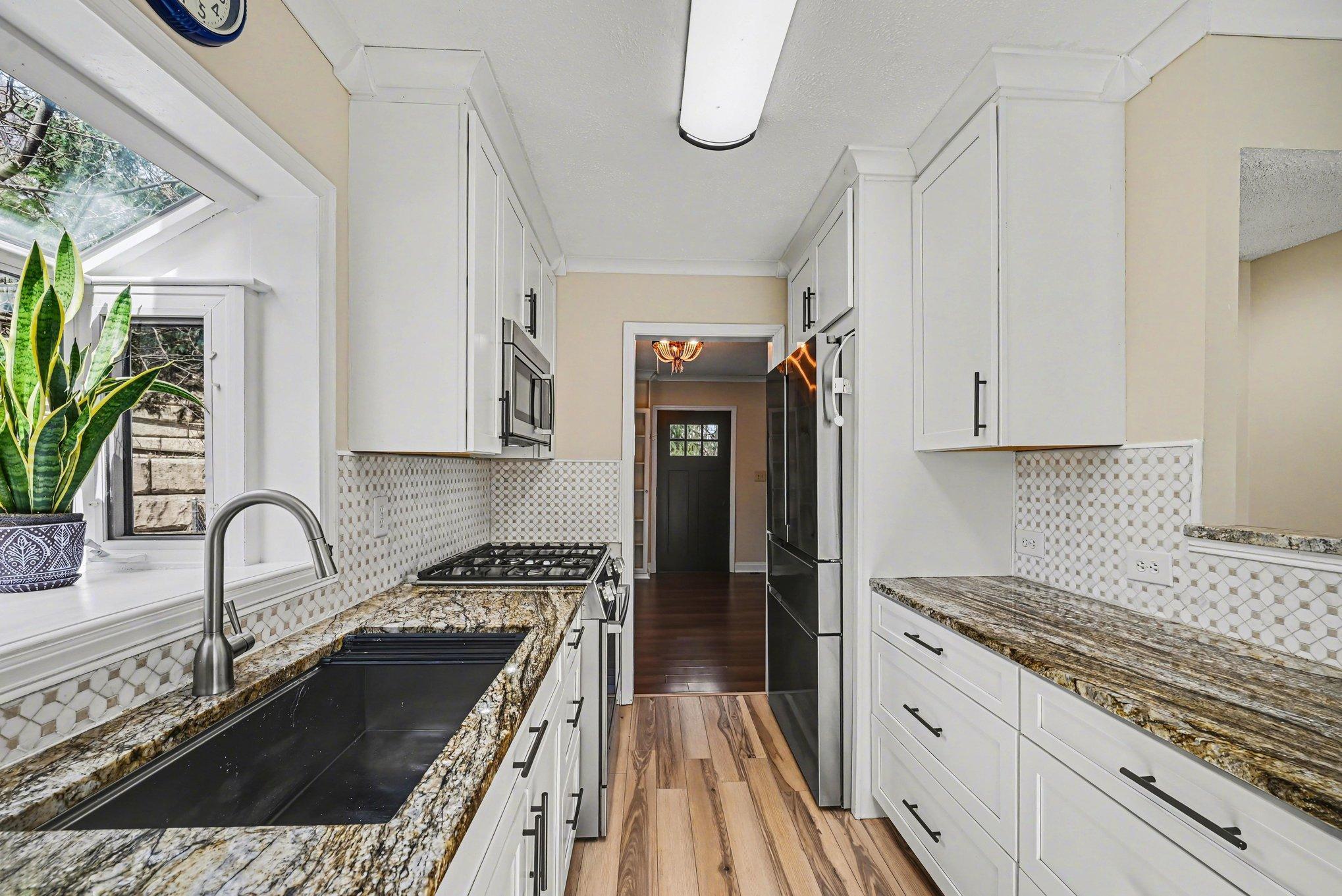 Cook away in the updated stylish kitchen