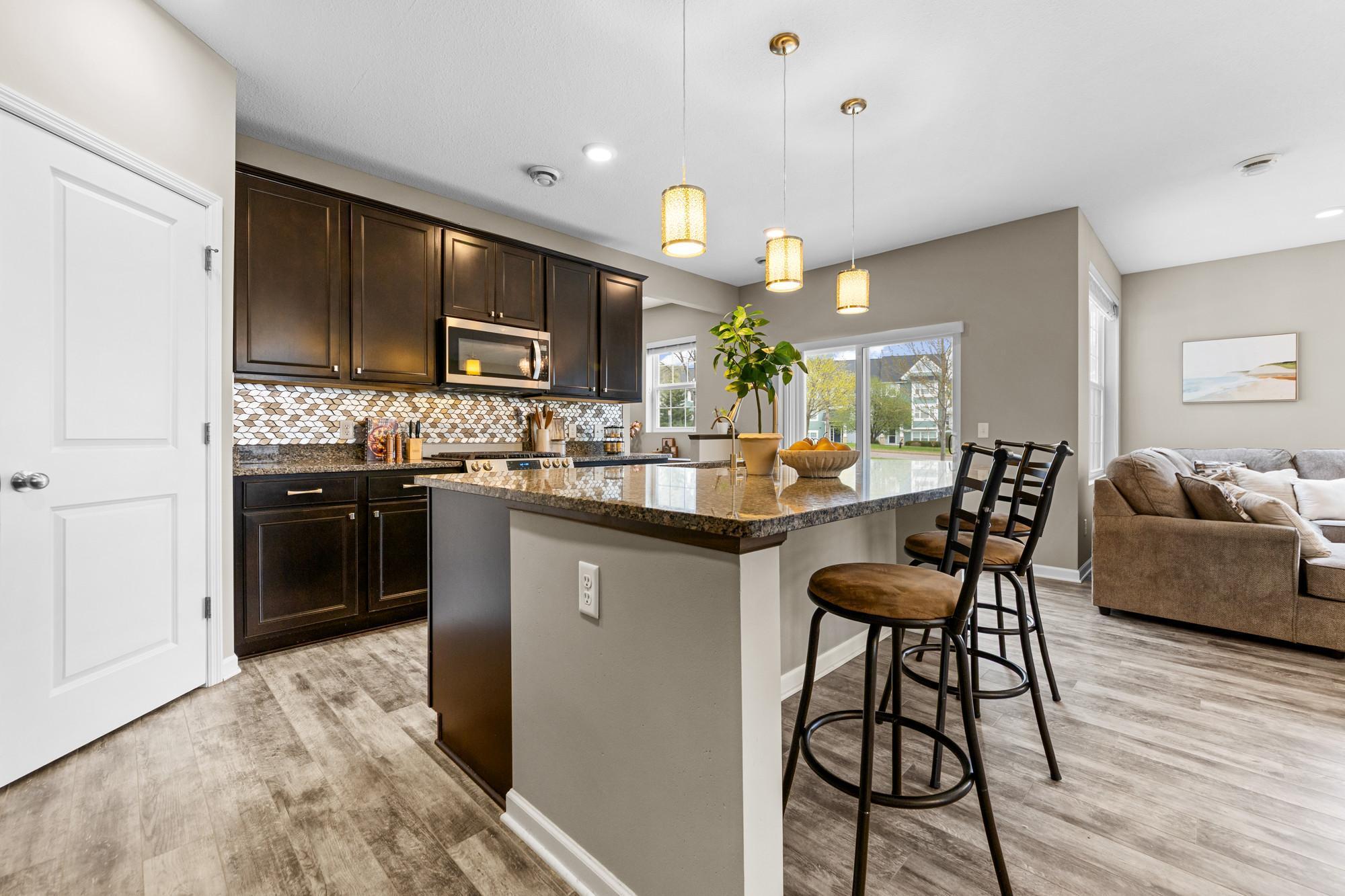 Large cabinet and pantry for plenty of storage