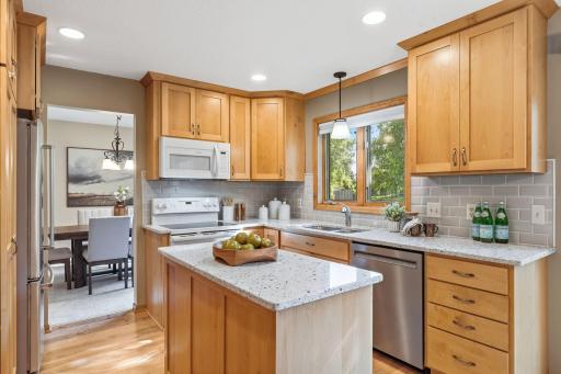 The kitchen was remodeled in 2016