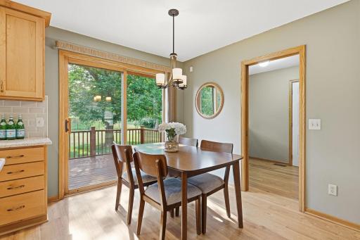 Informal dining area