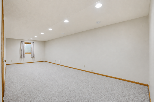Finished lower level