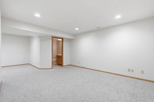 Finished lower level