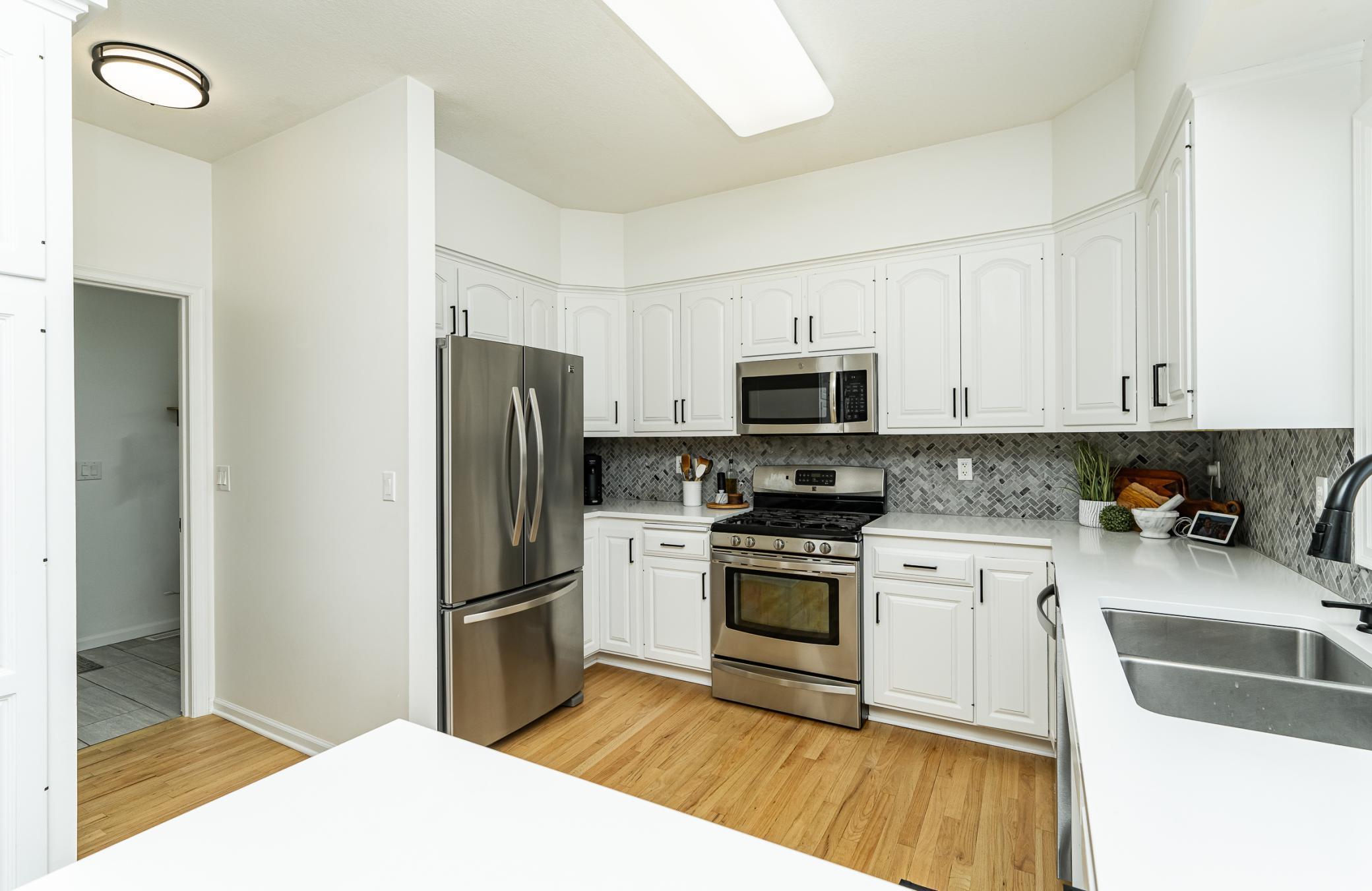 Lots of prep space and storage.