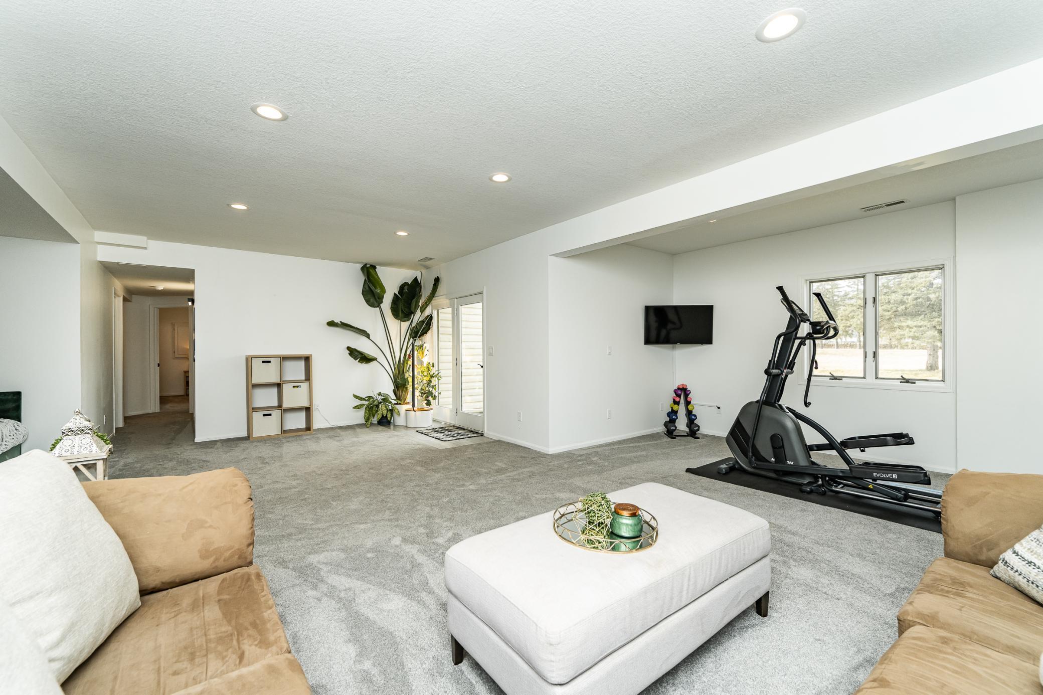 Lots of natural light.