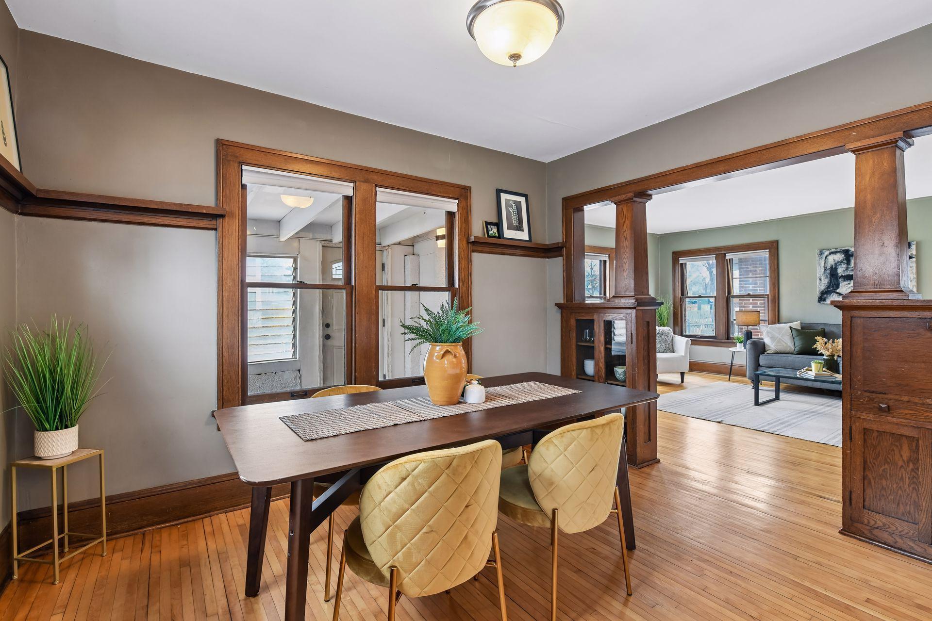 Classic oak build ins and trim throughout.