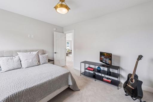 Private fourth bedroom - a comfortable sanctuary for overnight visitors.