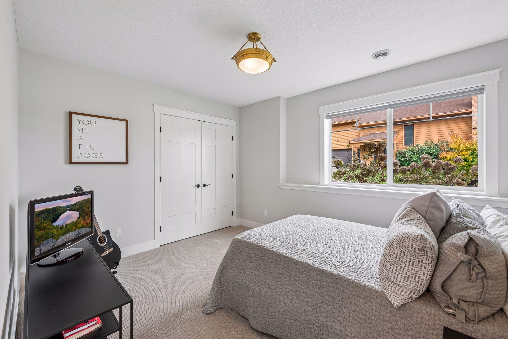 Tall ceilings and lots of natural light