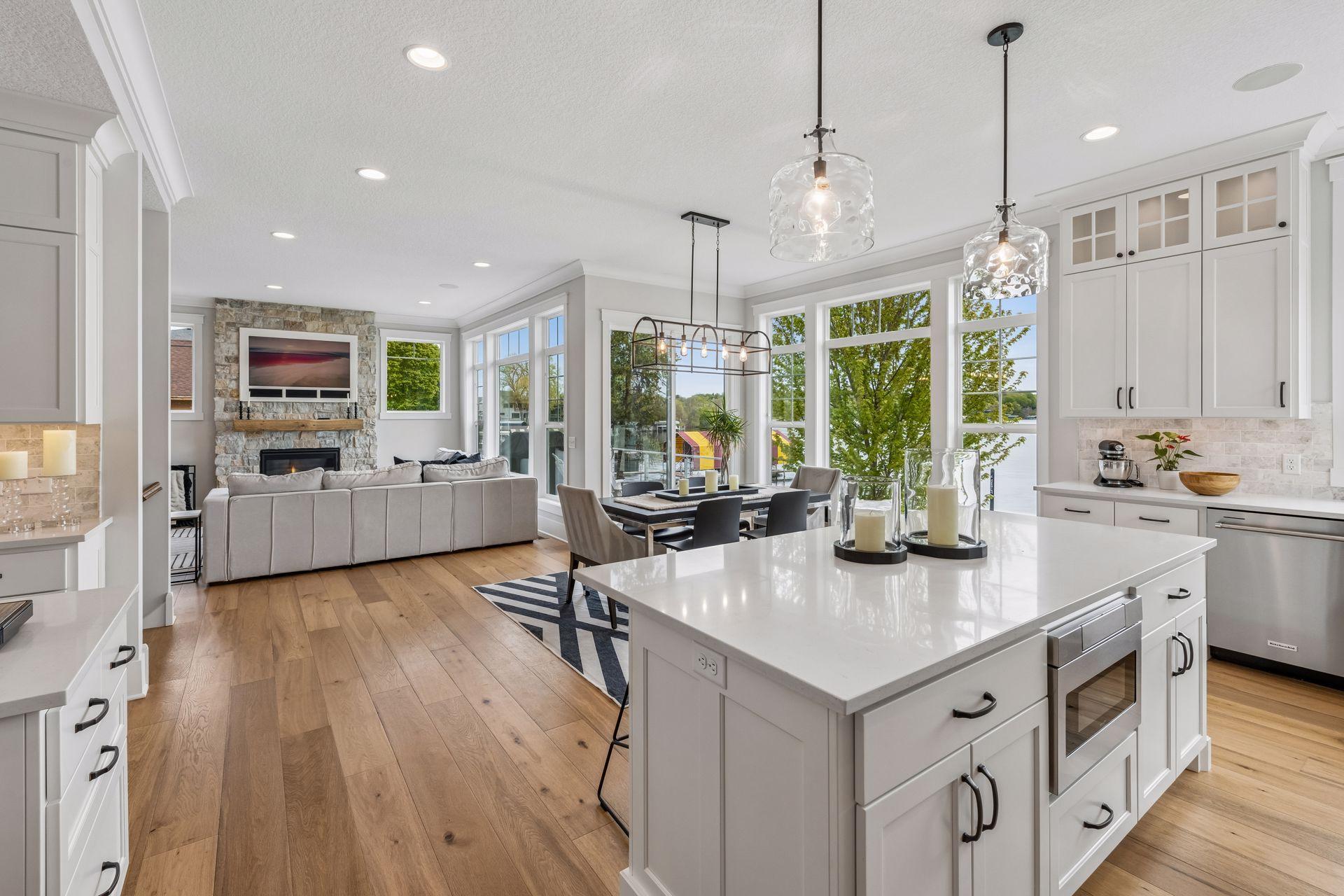 Open concept main level living
