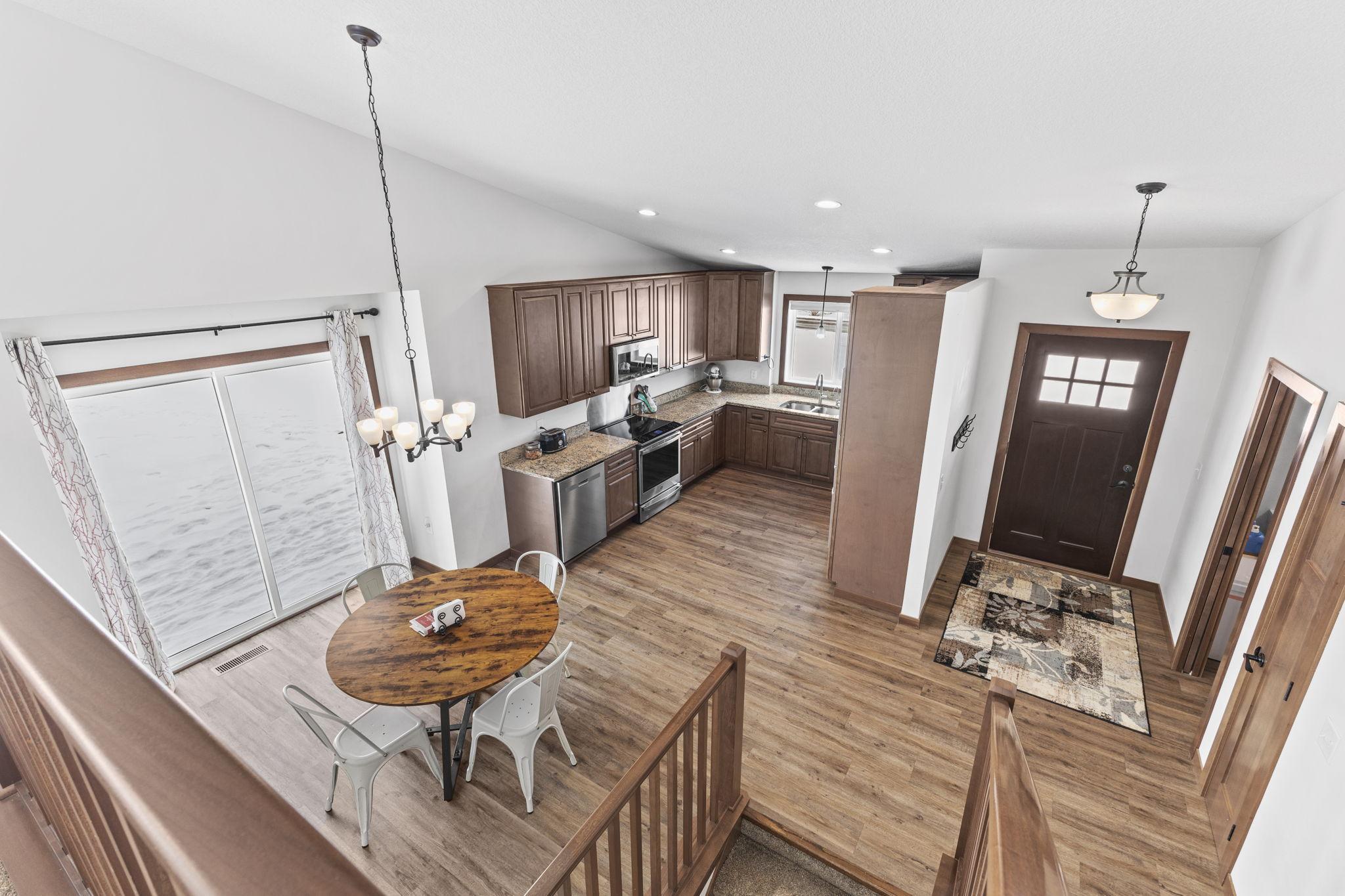 Open concept, view from living room