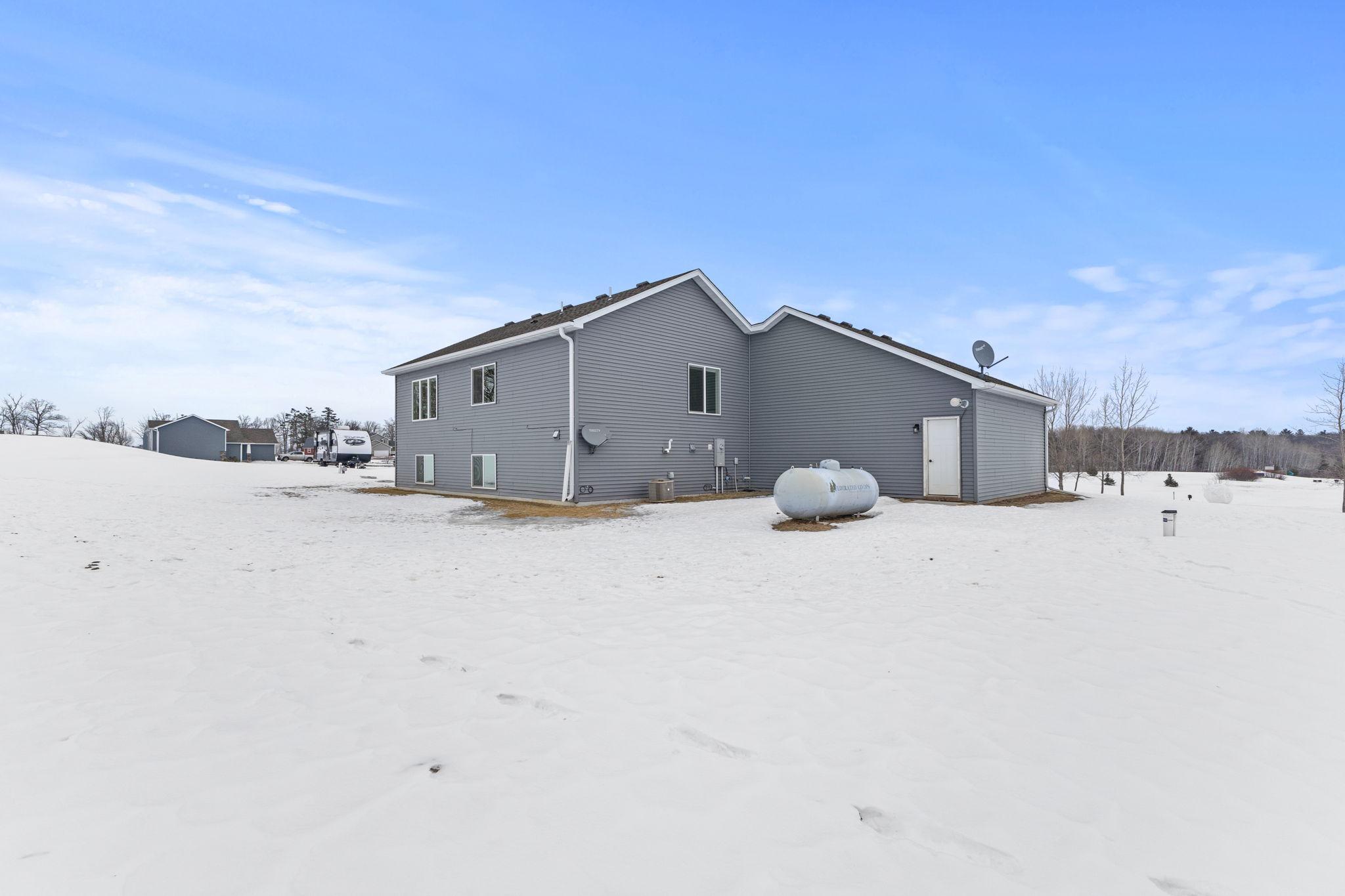 Service door to back yard