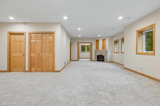 Expansive lower level with 8.5-foot ceiling.