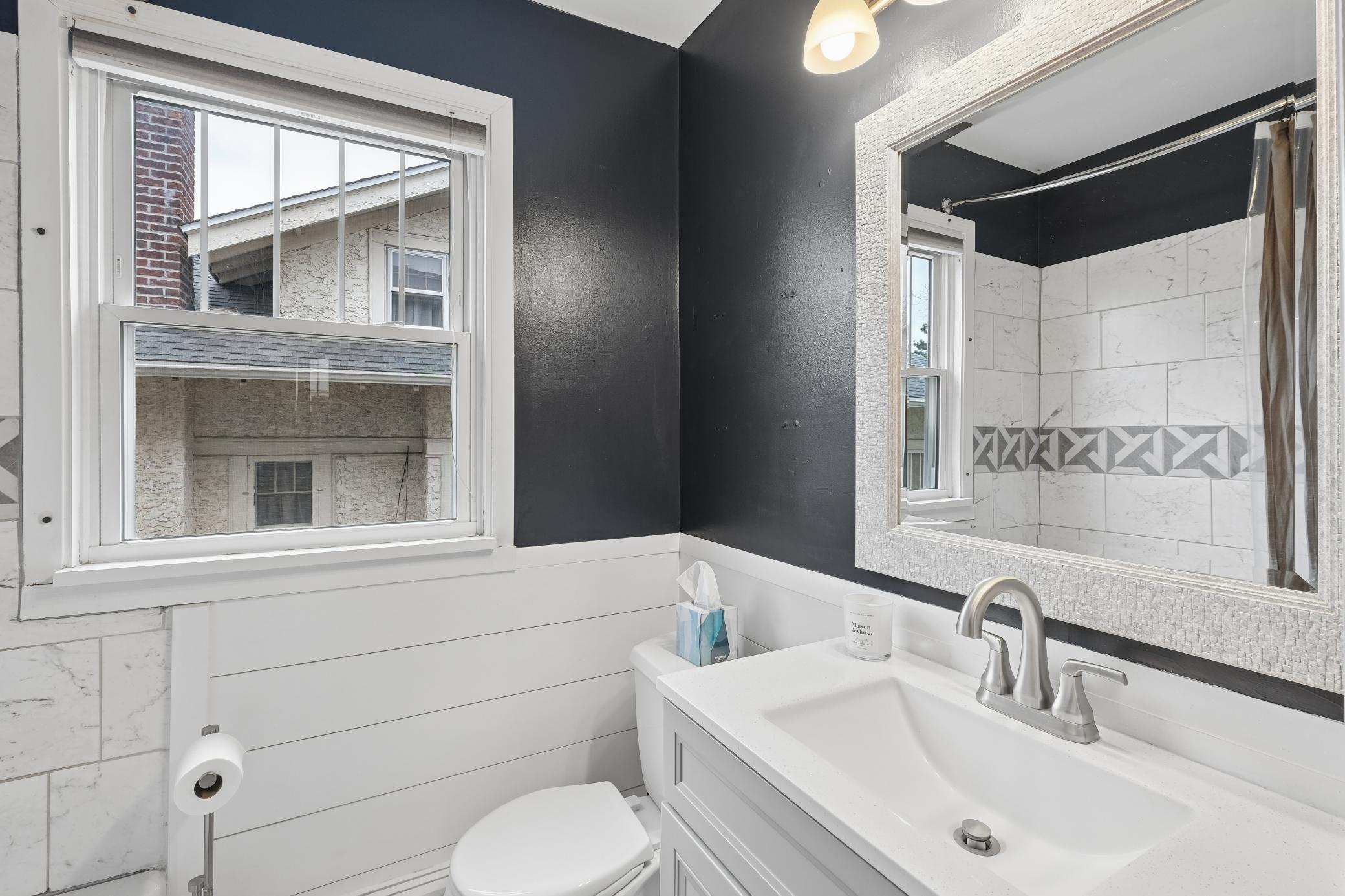 Updated bathroom too