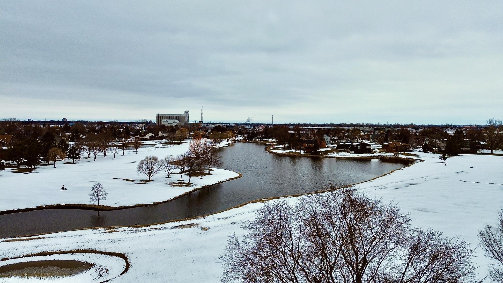 5. Drone Village Green Golf course view