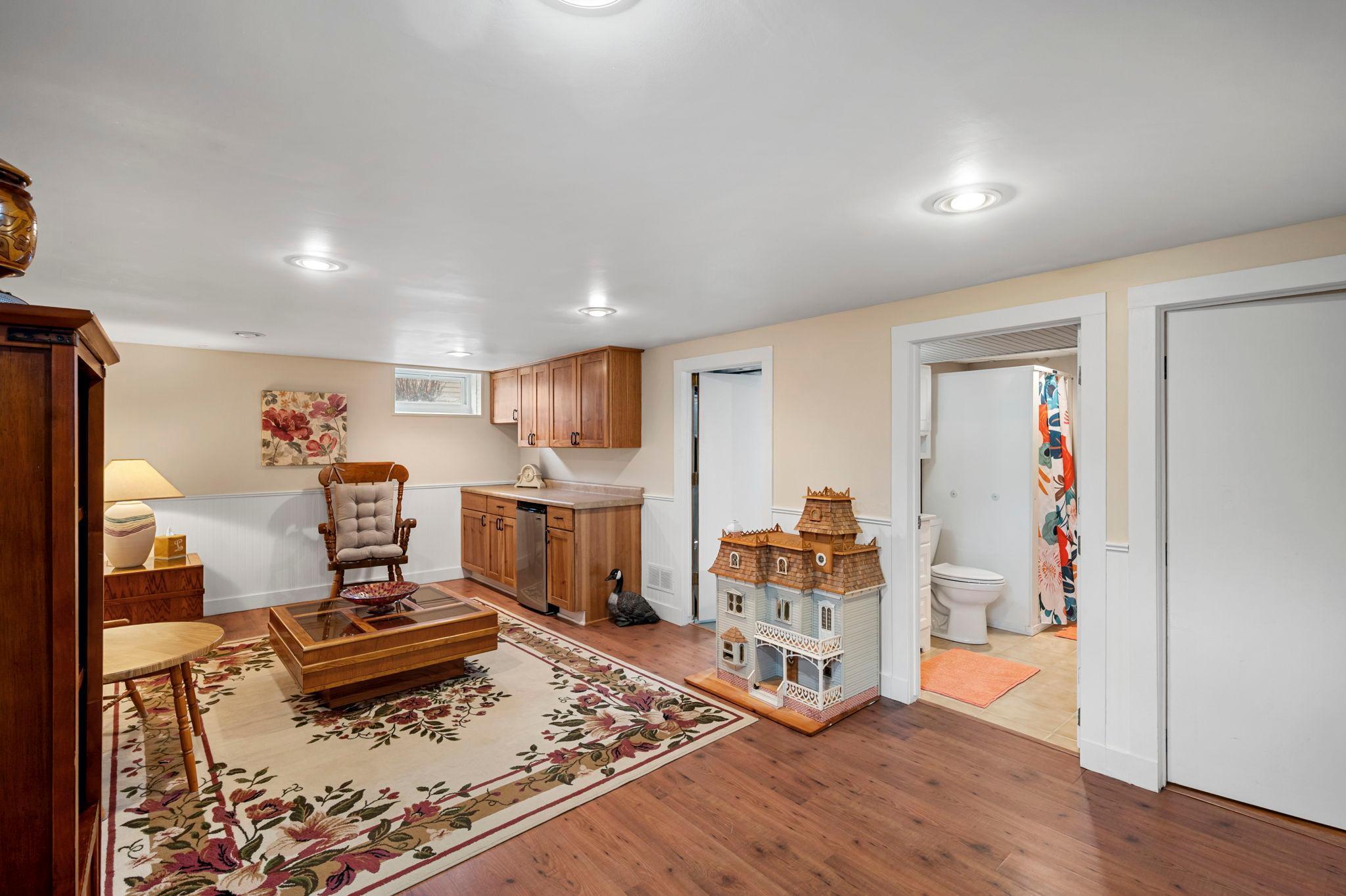 Family room, lower level