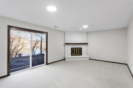 Walkout- Family room over looking the pond!