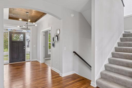 Front entry to home office