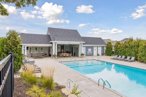 Club house and pool
