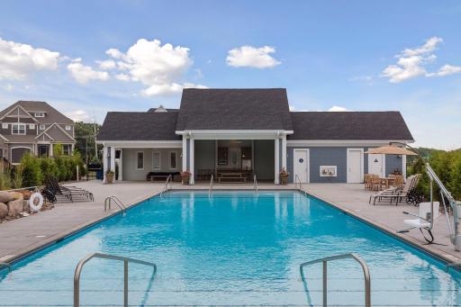Club house and pool