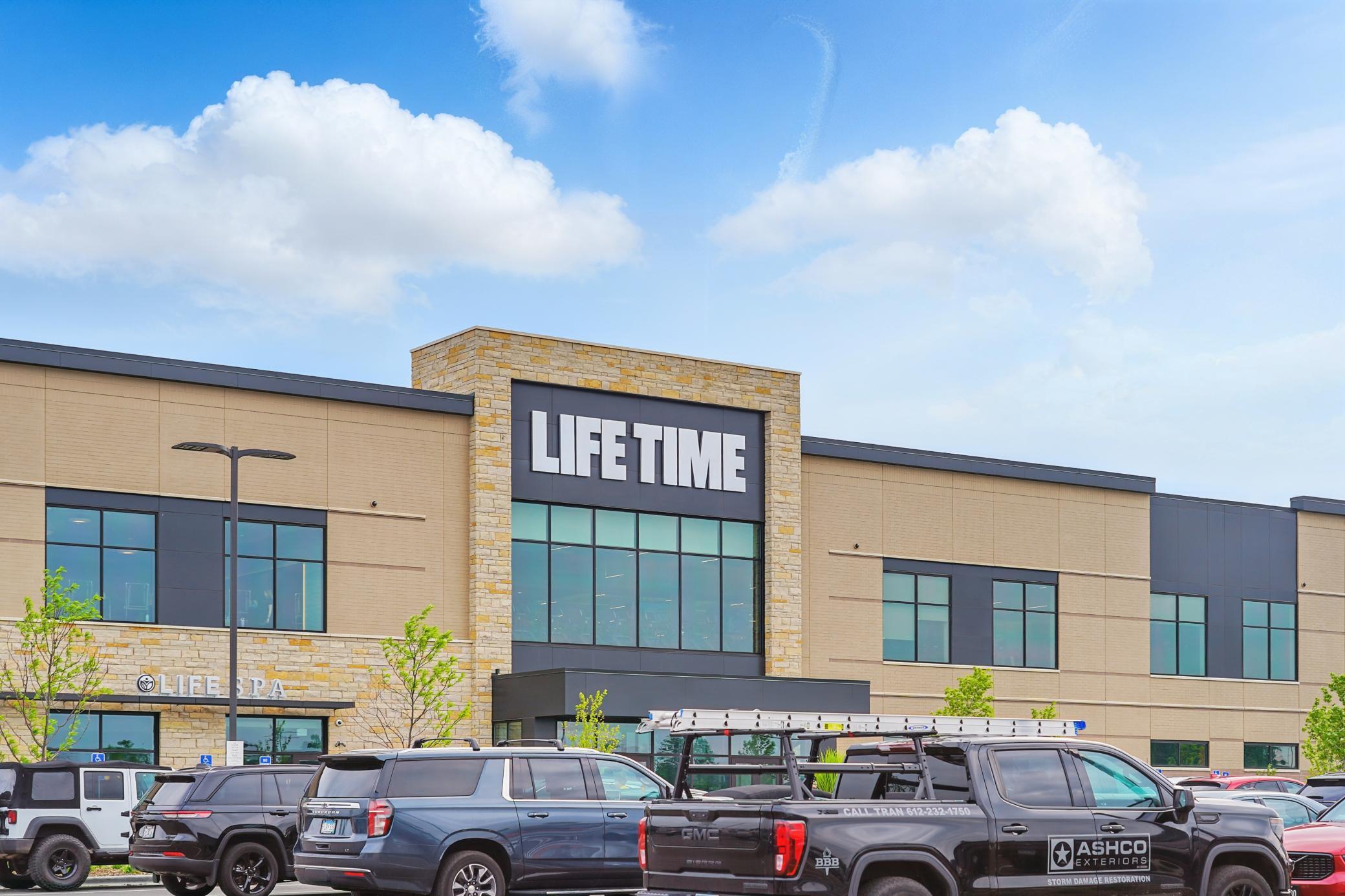 Workout at the new LifeTime Fitness up the road!