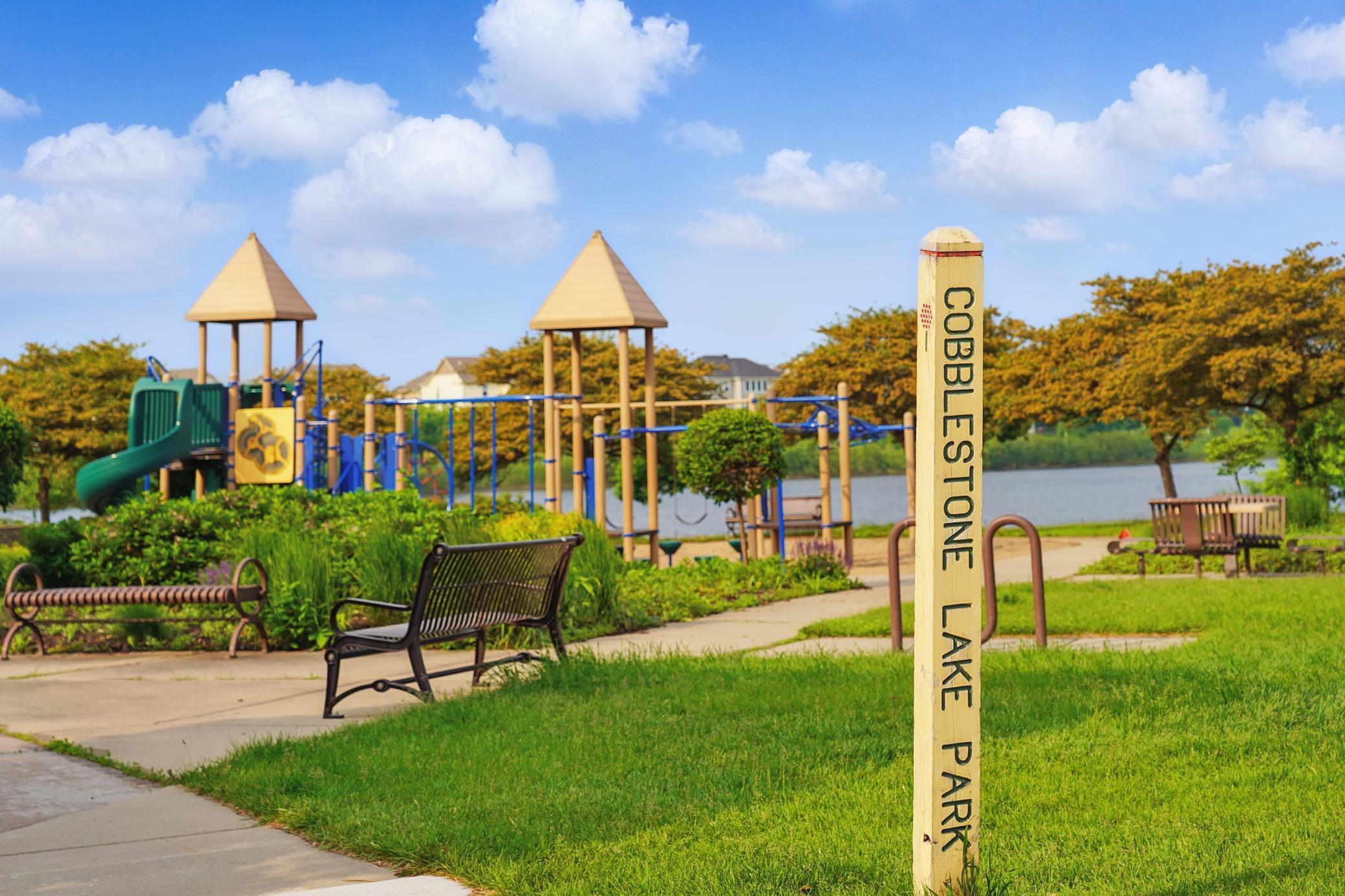 Beautiful Cobblestone Lake Park!