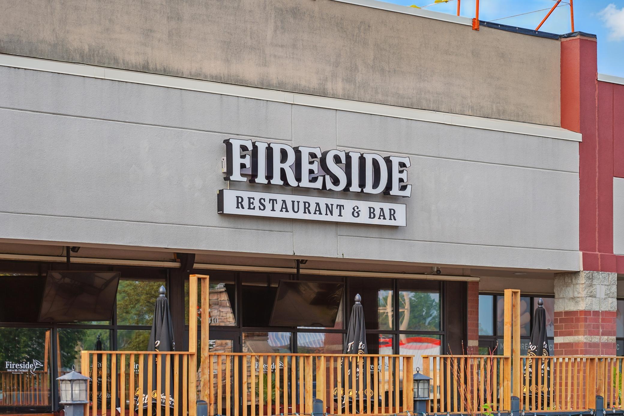 Grab food to-go or dine in at Fireside Restaurant & Bar!