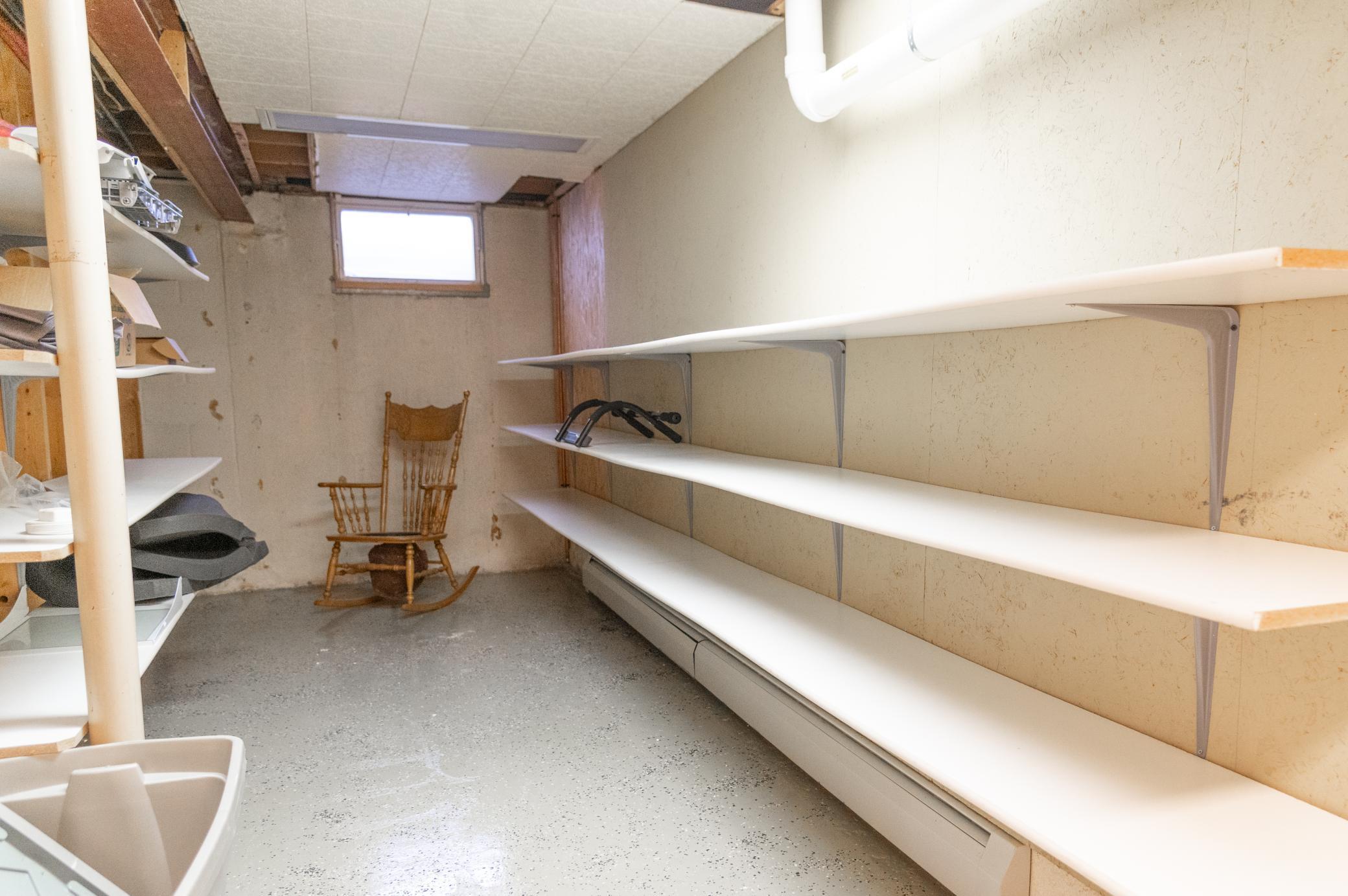 Larges storage room/utilities