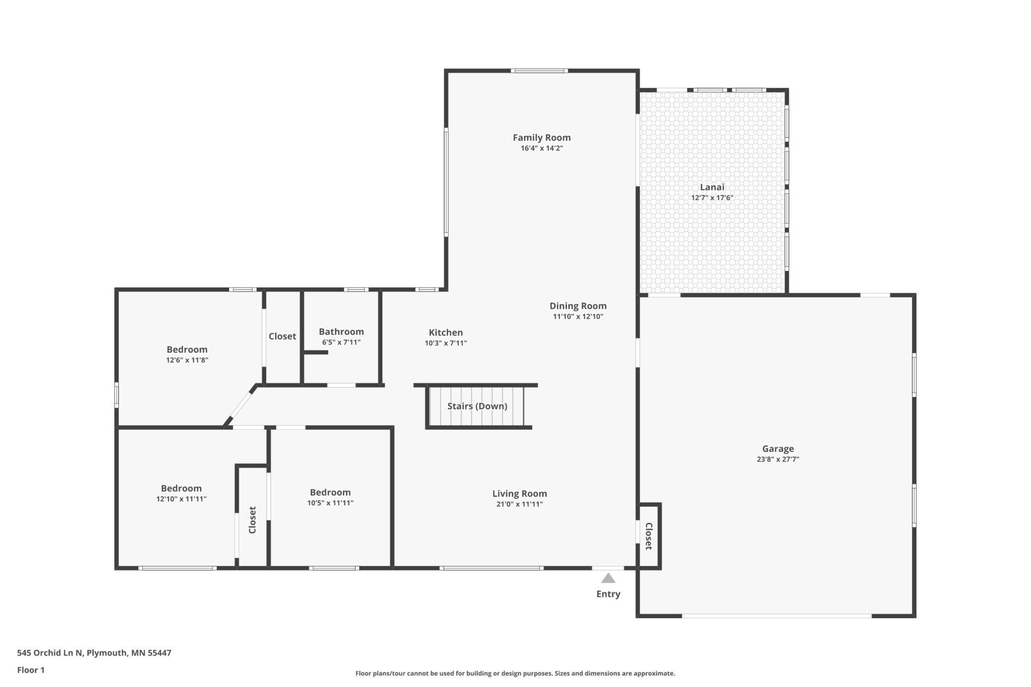 Main level Floor Plan