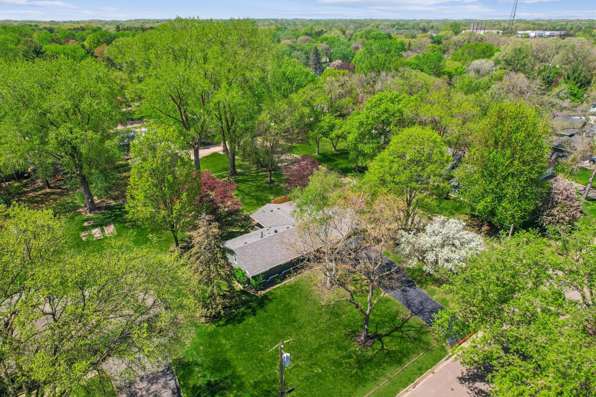 0.44 Acre Lot with mature trees.