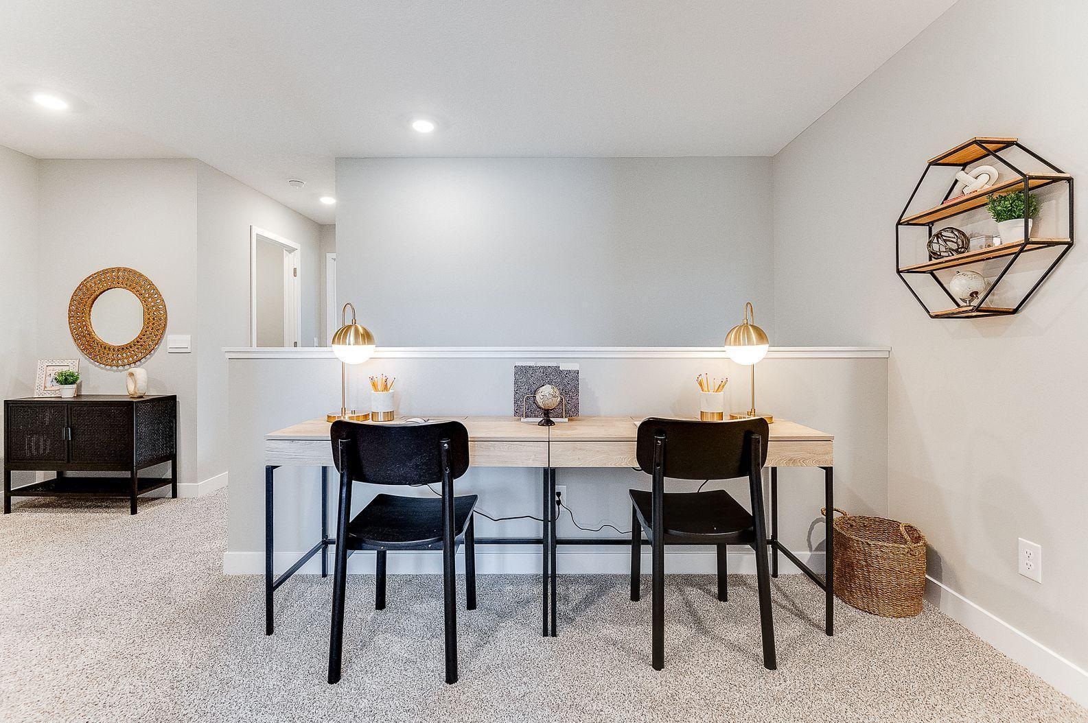 Whether for homework, or work from home, there's plenty of room for your office needs.