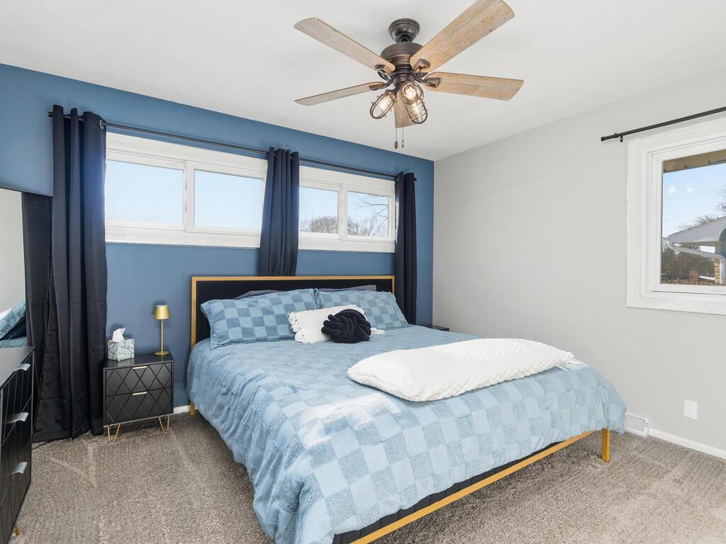 Enjoy lots of natural light in the primary bedroom.