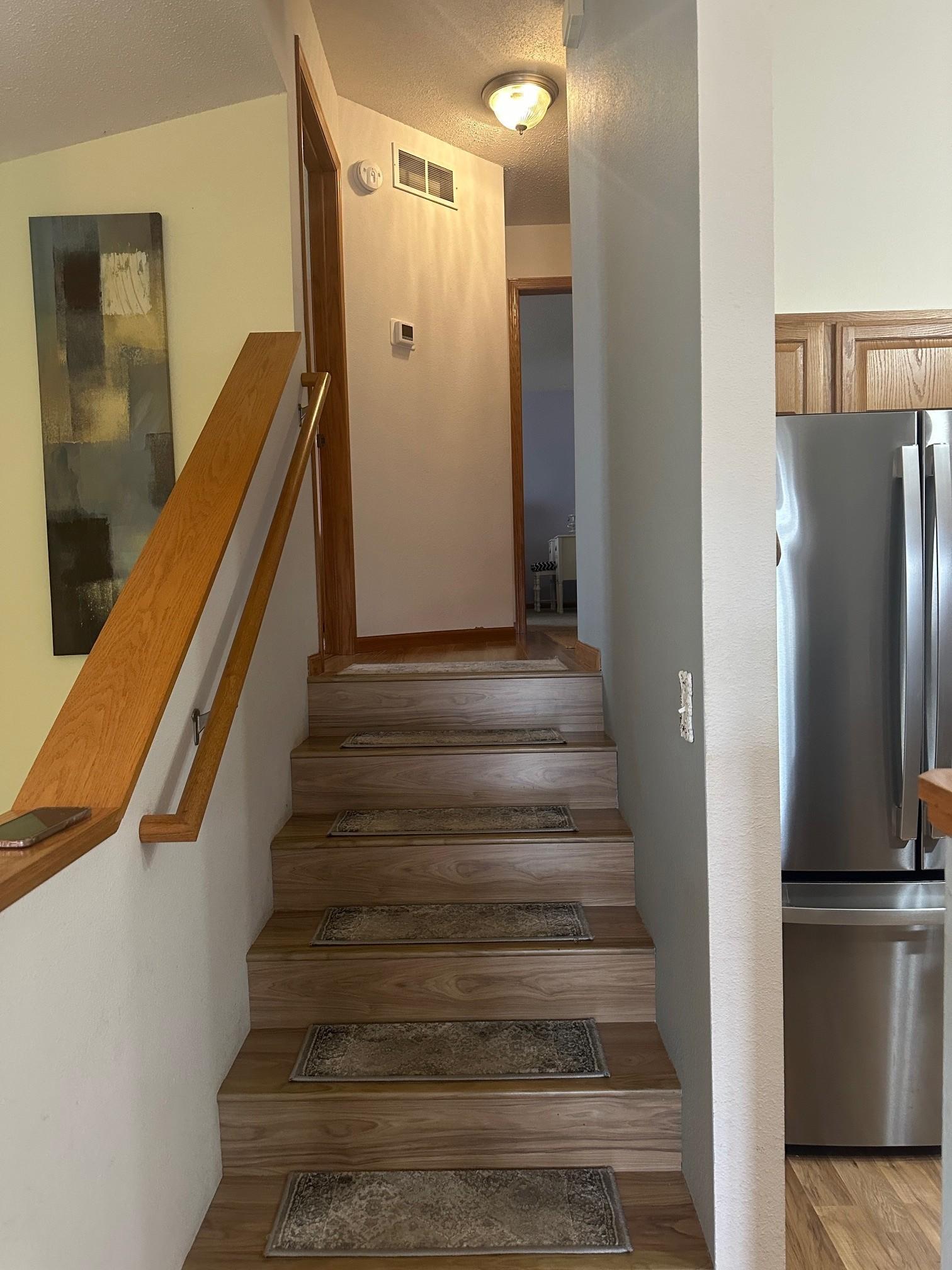 Stairs to upper level