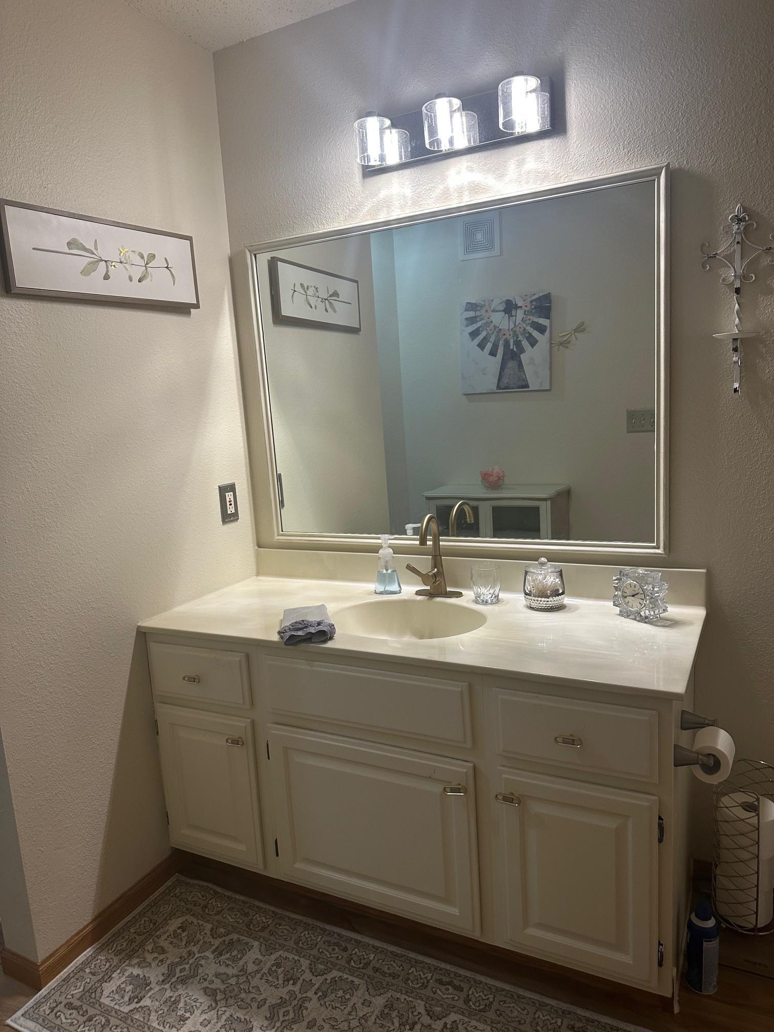 Master bath vanity