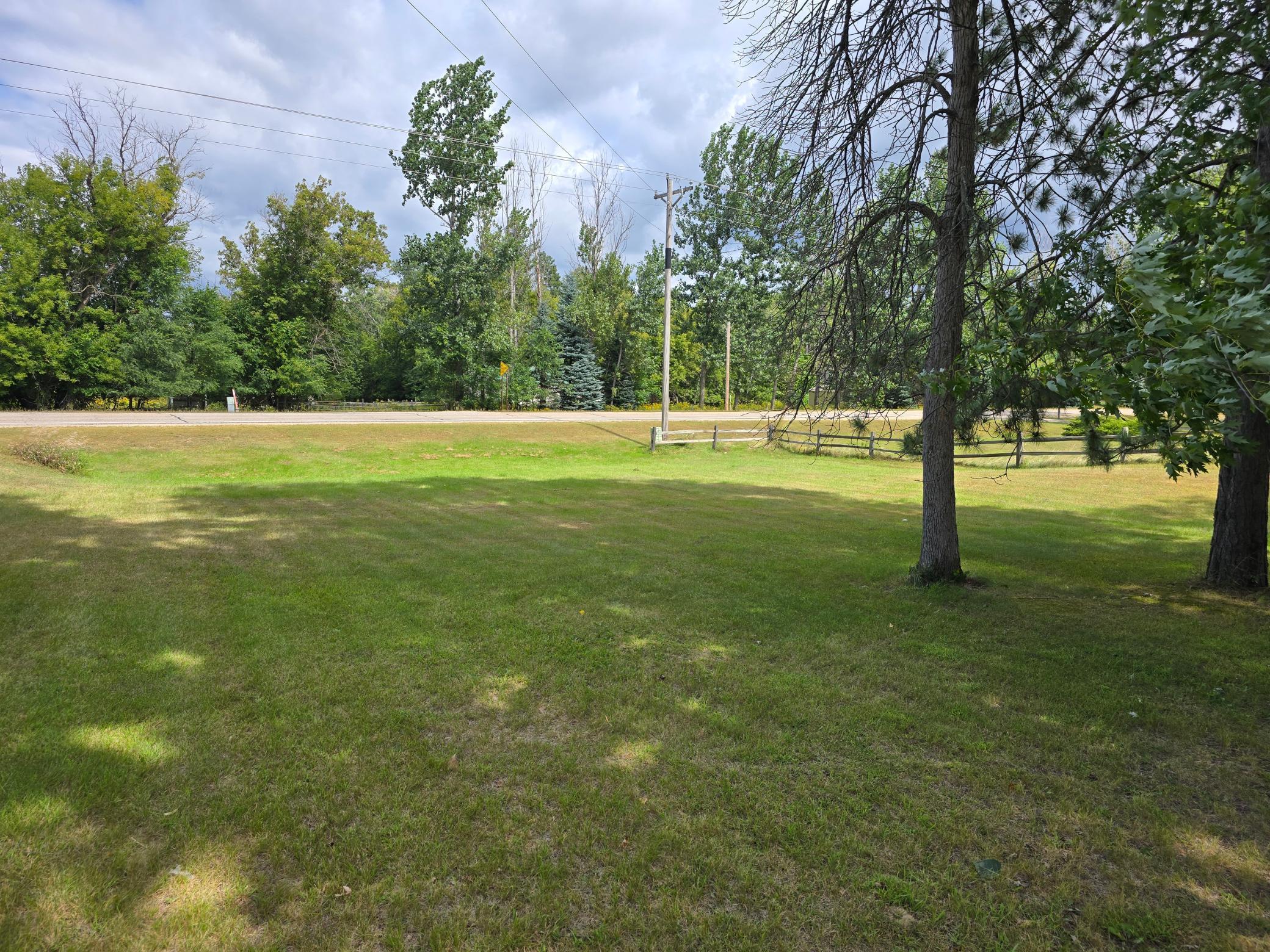 • View from the patio. Even the front yard offers generous space.