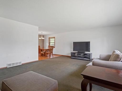 Enjoy seamless entertaining with a living room and dining area that flow together beautifully.