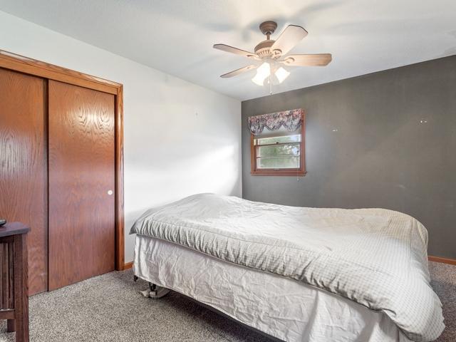 Spacious suite with 2 closets and new carpet.