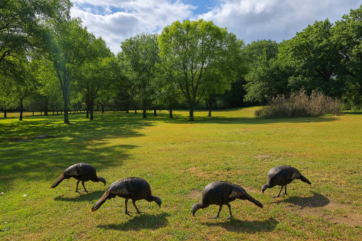 The property offers a park-like living