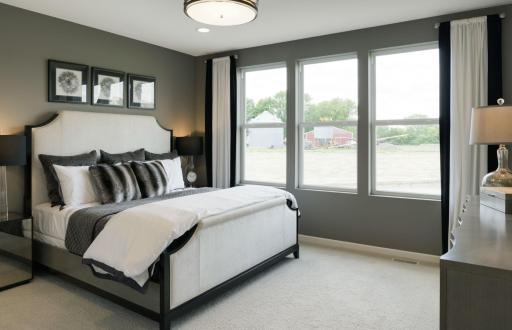 Martin Ray Model Home Primary Bedroom Suite