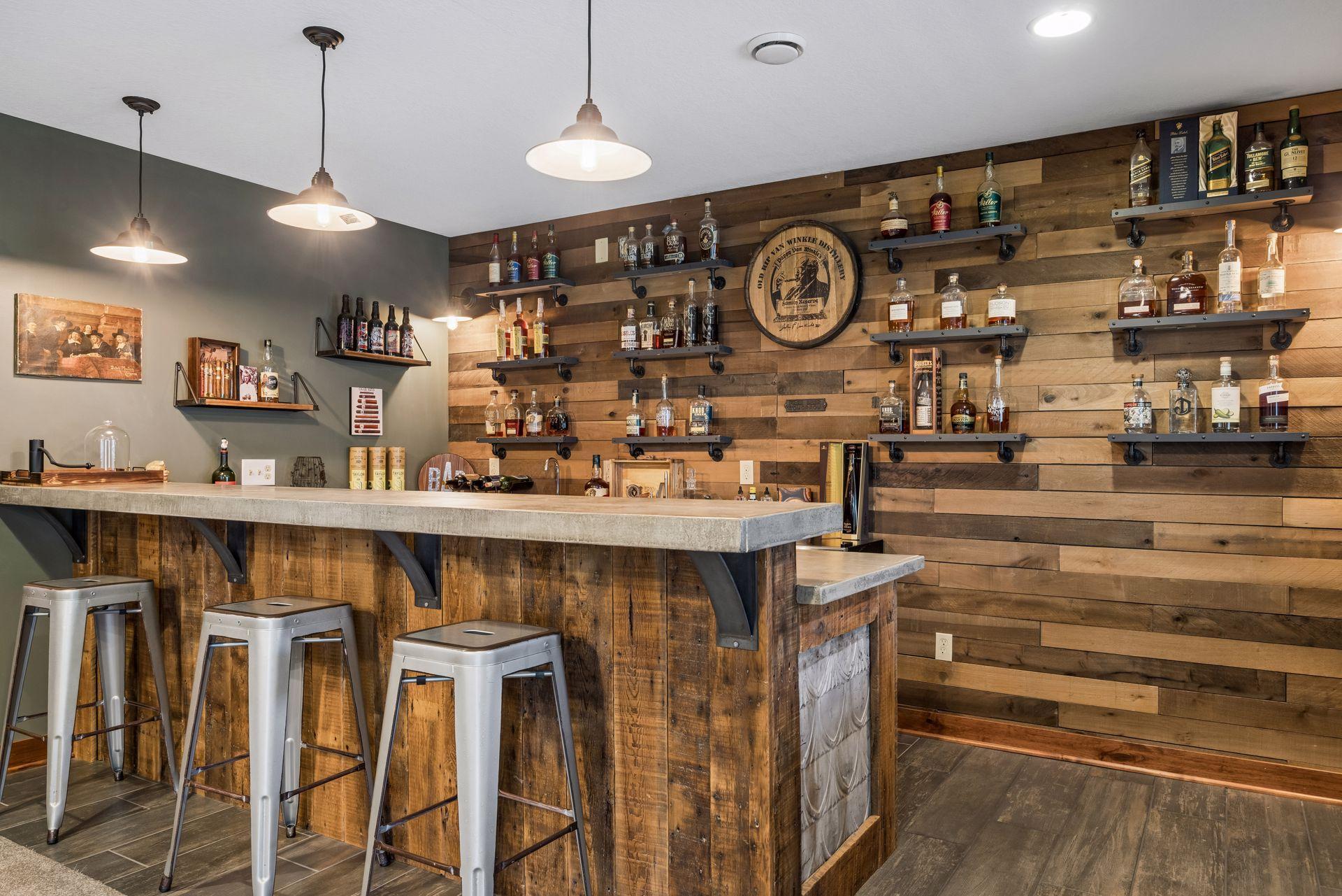 Lower Level Custom Wet Bar