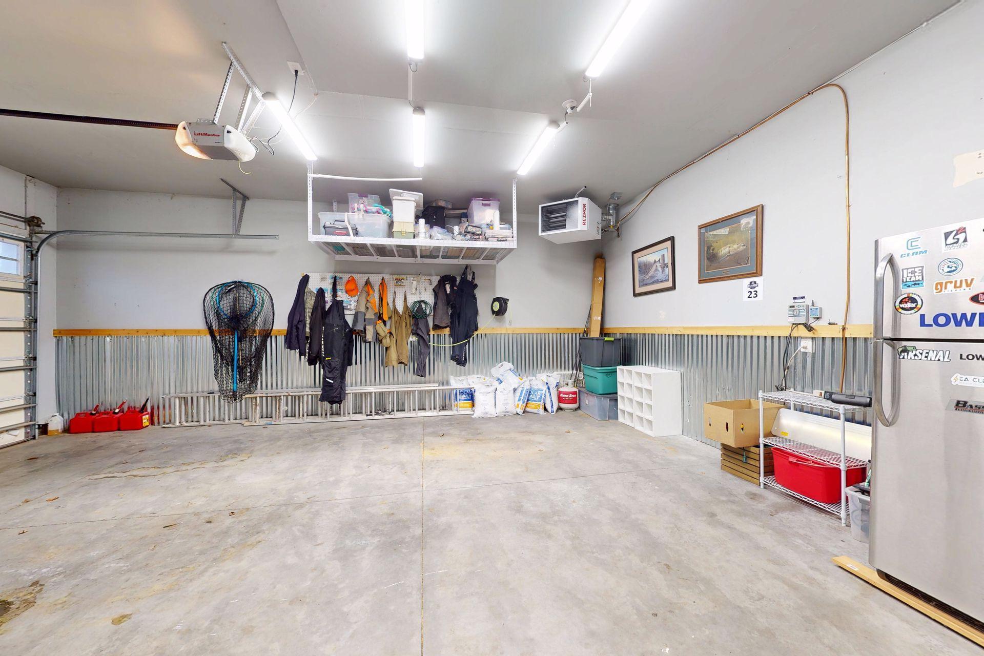 Oversized Heated and Insulated 3 Car Garage