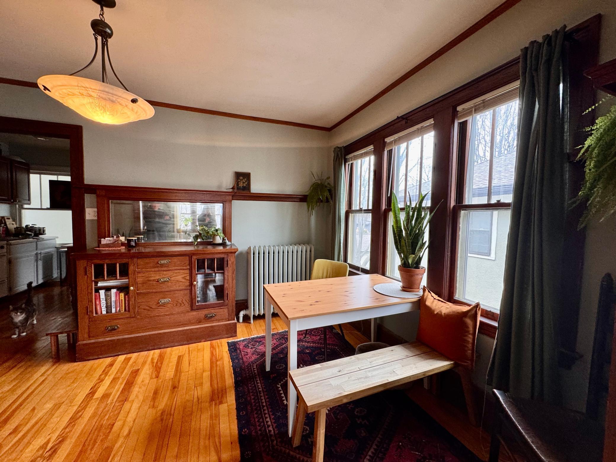 Unit 4 view of dinning room buffet