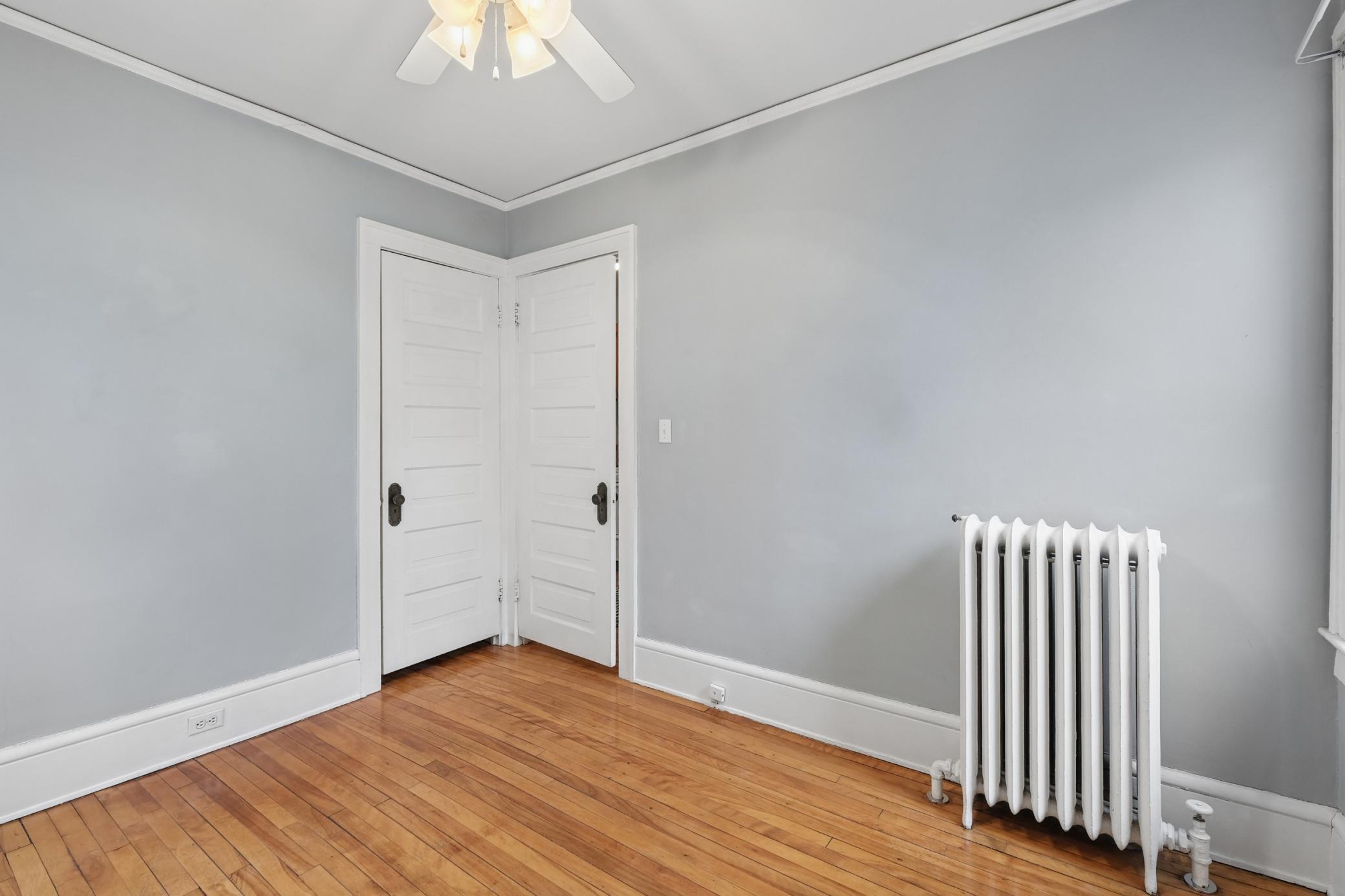 Unit 2 closet and door.