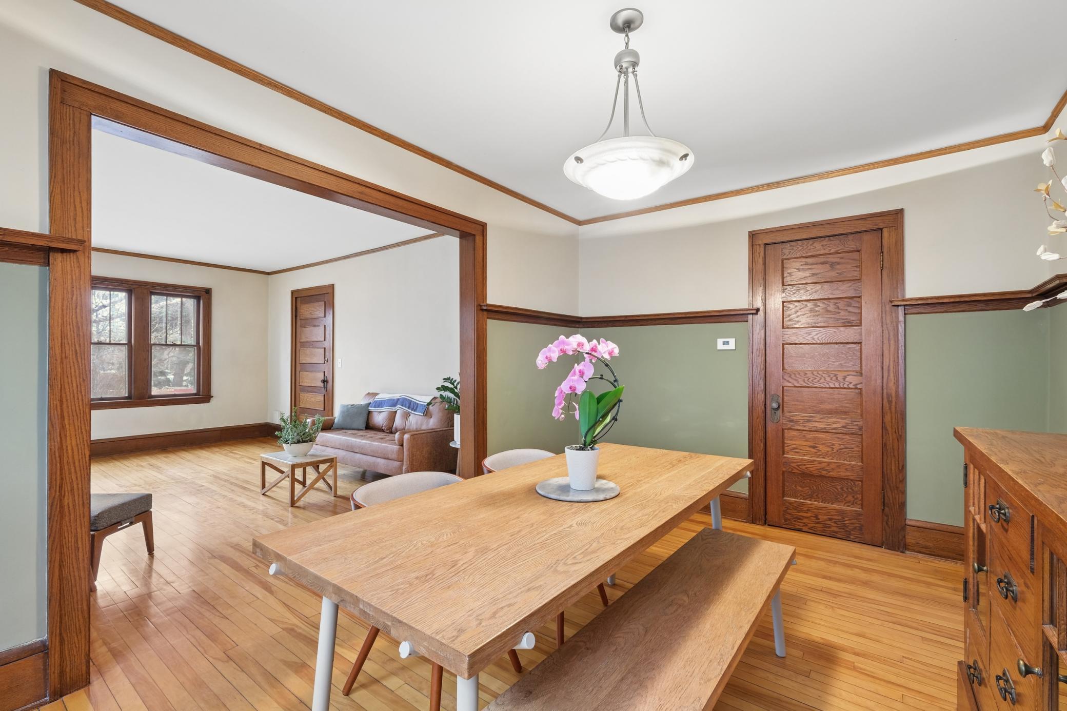 View of unit 2 dinning room.