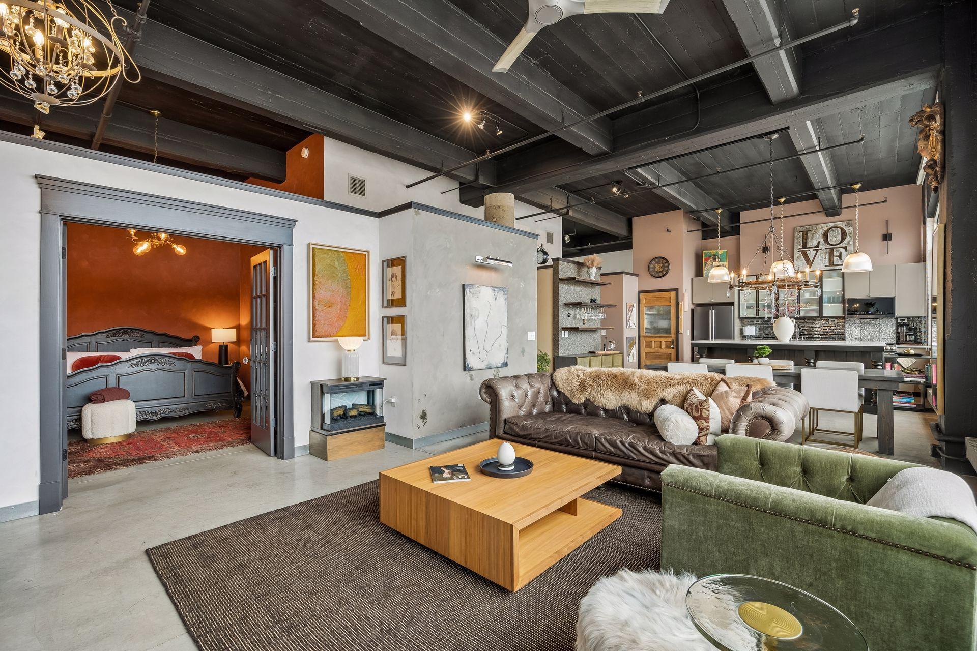 French doors provide a sense of separation, gracefully enclosing the primary suite.