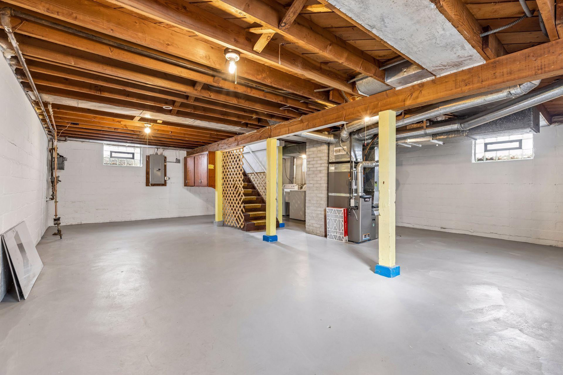 Add nearly 900sqft by finishing the basement.