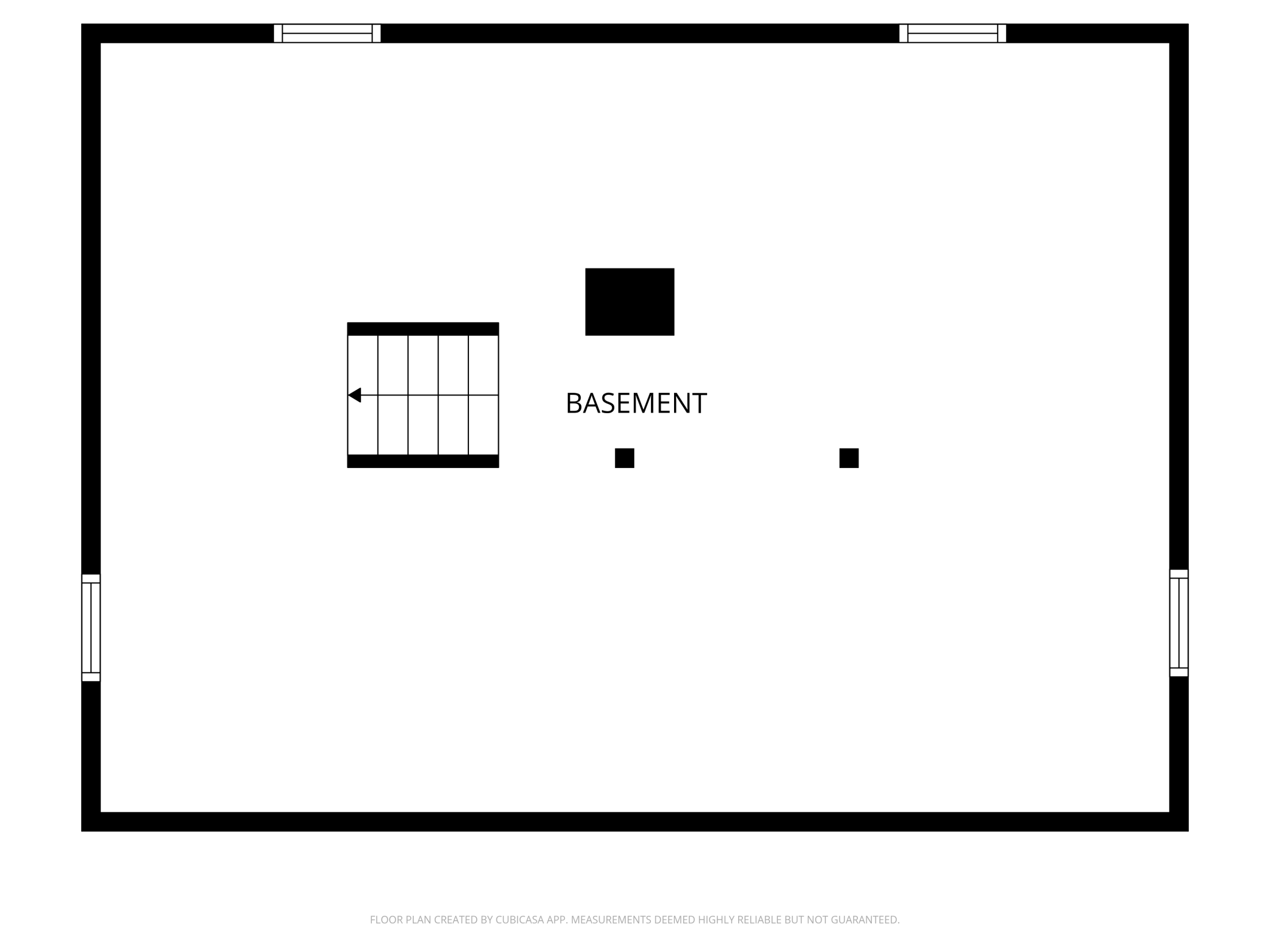 Lower level floor plan