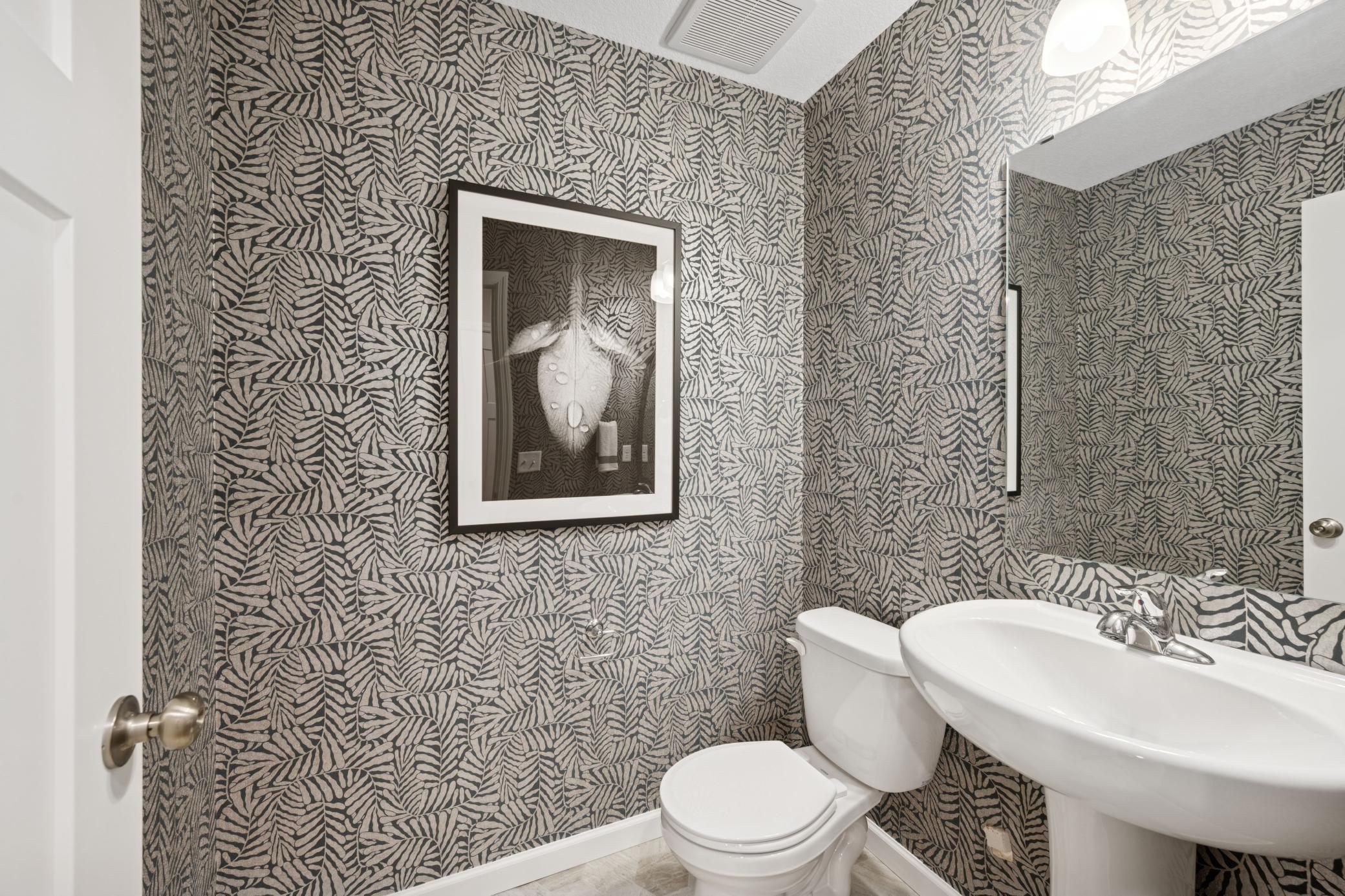 Powder Room - photo is of model home for illustrative purposes